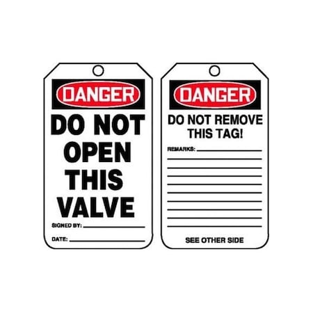 Accuform PF-Cardstock, 3-1/4 in Width, 1/4 in Height, , 25 PK MDT188CTP